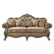 Ragenardus Pink 95" Sofa with Pillows and Nailhead Trim