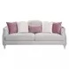 Kasa Beige 94" Sofa with Pillows