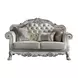 Dresden Antique Pearl 64" Loveseat with Pillow and Nailhead Trim