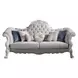 Dresden Beige 96" Sofa with Nailhead Trim