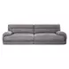 Cadenza Gray Corduroy 112" Sofa
