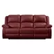 Zuriel Red Reclining 78" Sofa
