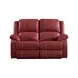Zuriel Red Reclining 56" Loveseat