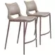 Ace Gray And Walnut Counter Chair Set Of 2