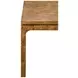 Adams Matte Dark Burl Wood Rectangular 86" Dining Table