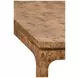 Adams Matte Dark Burl Wood Rectangular 86" Dining Table