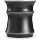 Maya Black And Silver Highlights Outdoor Round Accent Table