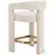 Saiko Beige Counter Height Stool