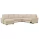 Live Beautifully Beige Performance Fabric 5 Piece Modular Power Reclining Optimus Sectional with Power Headrest
