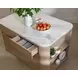 Romilly Light Oak 62" Kitchen Island