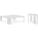 Phoenix Glass And Pink Occasional Table Set
