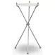 Felix Gray and White Round Marble Top Martini Table