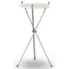 Felix Gray and White Round Marble Top Martini Table