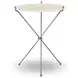Felix Gray and White Round Marble Top Side Table