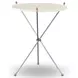Felix Gray and White Round Marble Top Side Table