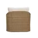 Axel Cream Performance Fabric Upholstered Outdoor Lounge Chair
