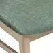 West End Sage Green and Natural Maple Upholstered Side Chair Set of 2