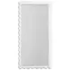 Haven Warm White Rectangle Floor Mirror
