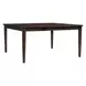 West End Saddle Brown Extendable Square Dining Room Set