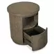 Bosley Lt. Brown Porpoise Round End Table