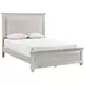 Silver Sands Gray Queen Upholstered Panel Bed