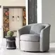 Maya Black And Silver Highlights Outdoor Round Accent Table