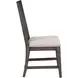 Riverdale Black Slat Back Side Chair Set of 2