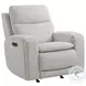 Aiden Almond Triple Power Glider Recliner with USB Port