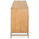 Lindon Belgian Wheat and Burnished Brass 70" TV Stand