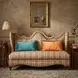 Grand Masterpiece Royal Sienna 78" Settee