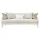 La Marisia Tranquil and Creamy Pearl Chenille 91" Sofa