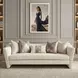 La Terrazza Cappuccino and Light Champagne 96" Sofa