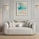 West Kensington Buff and Sea Salt Caramel 69" Loveseat