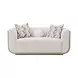 West Kensington Buff and Sea Salt Caramel 69" Loveseat