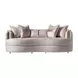 Carmela Almond Mansion 85" Loveseat