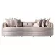 Carmela Almond Mansion 102" Sofa