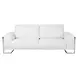Mia Bella White 95" Sofa
