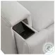 Aiden Almond Triple Power Glider Recliner with USB Port