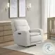 Aiden Almond Triple Power Glider Recliner with USB Port