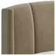 Harbor Camel King Upholstered Panel Bed