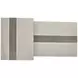Tempo Larza and Satin Nickel Rectangular Cocktail Table