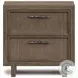 Casa Paros Playa 2 Drawer Nightstand with USB Charging