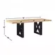 Magnolia Brown 96" Extendable Rectangular Counter Height Table