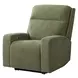 Traxton Jasper Moss Zero Gravity Triple Power Recliner with USB Charging
