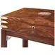 Althorp Ramsey Mahogany and Gold Rectangular Bingham Accent Table
