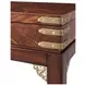 Althorp Ramsey Mahogany and Gold Rectangular Bingham Accent Table