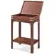 Althorp Ramsey Mahogany and Gold Rectangular Bingham Accent Table