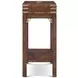 Althorp Ramsey Mahogany and Gold Rectangular Bingham Accent Table