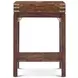 Althorp Ramsey Mahogany and Gold Rectangular Bingham Accent Table