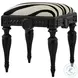 Spencer London One Fifth Black Upholstered Haringey Stool